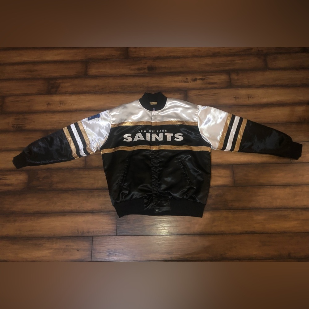 Vintage New Orleans Saints Bomber Jacket